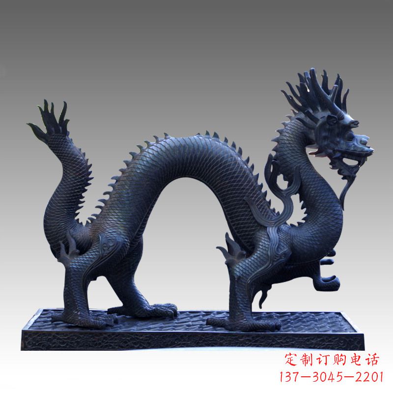 福建古典风格神龙铜雕