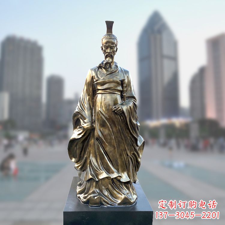 福建专业定制屈原雕像