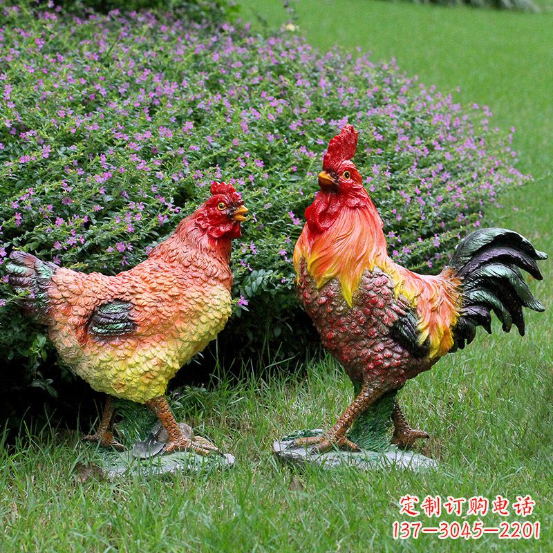 福建典雅公鸡雕塑