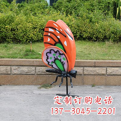 福建仿真蝴蝶_大号蝴蝶红色款116x75x160