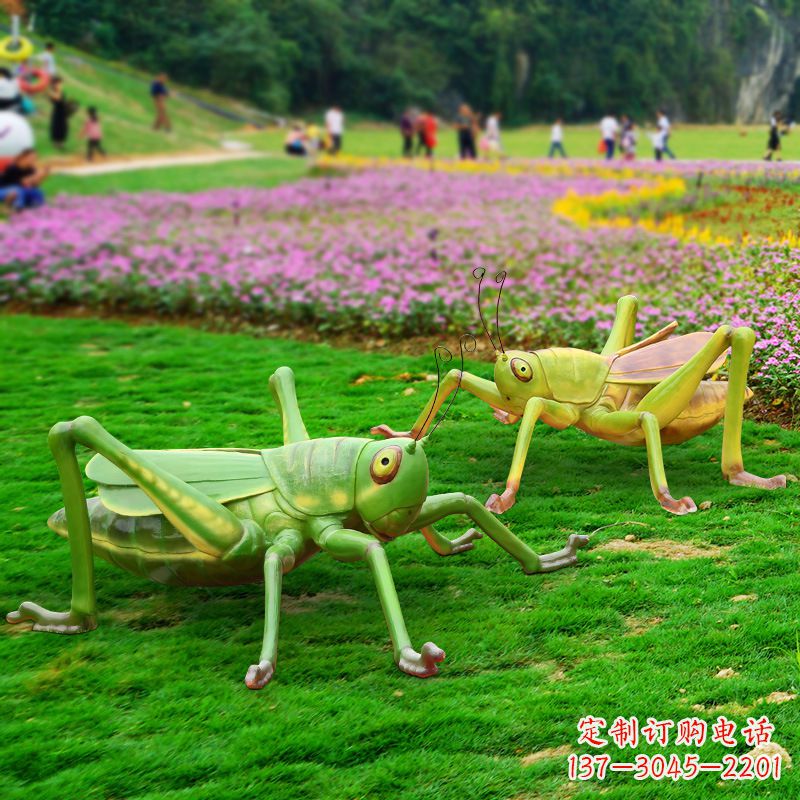 福建精美蝗虫雕塑摆件