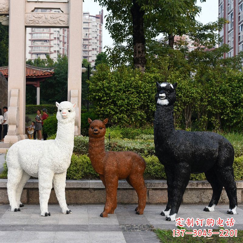 福建优雅耐用的玻璃钢仿真动物雕塑