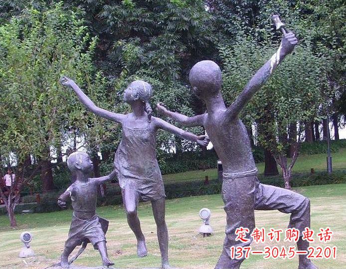 福建可爱儿童雕塑
