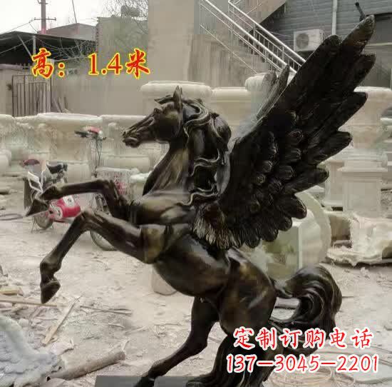 福建飞马动物铜雕