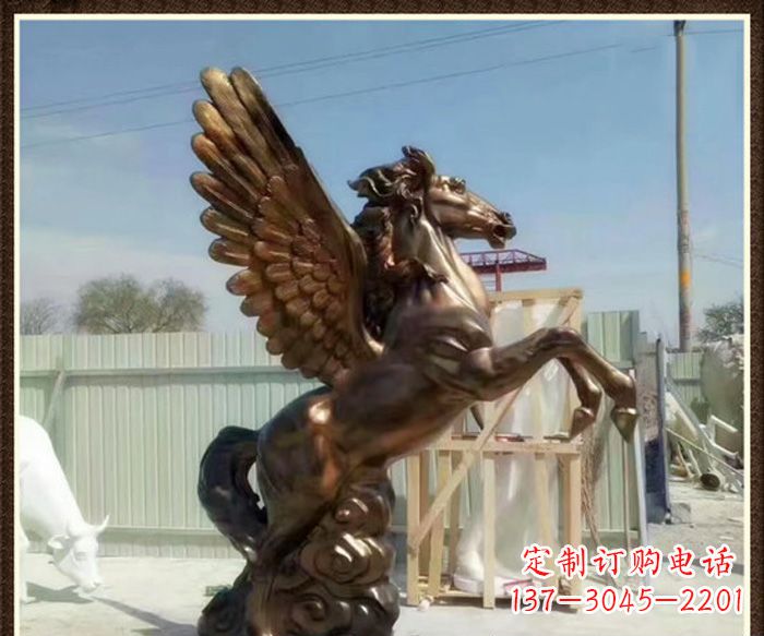 福建飞马景观铜雕