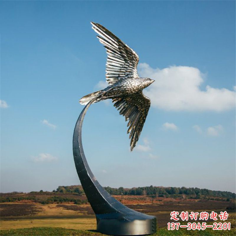 福建不锈钢老鹰雕塑