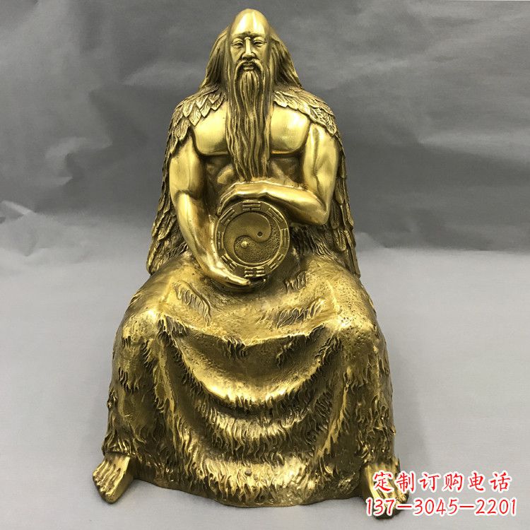 福建伏羲·神话传说铜雕塑