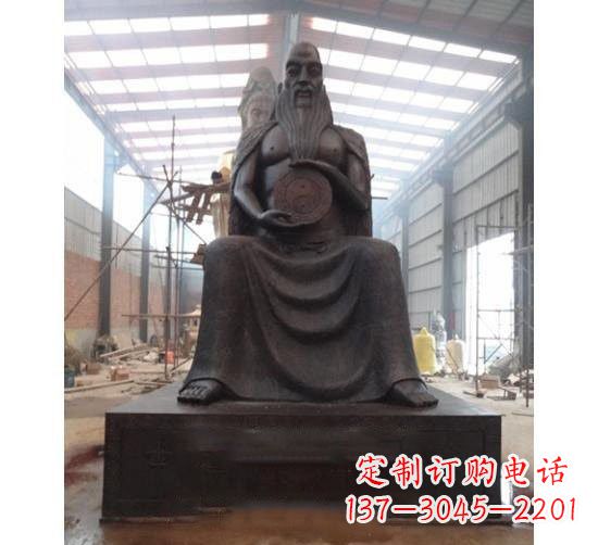 福建伏羲铜雕塑,精雕细琢的精美艺术品