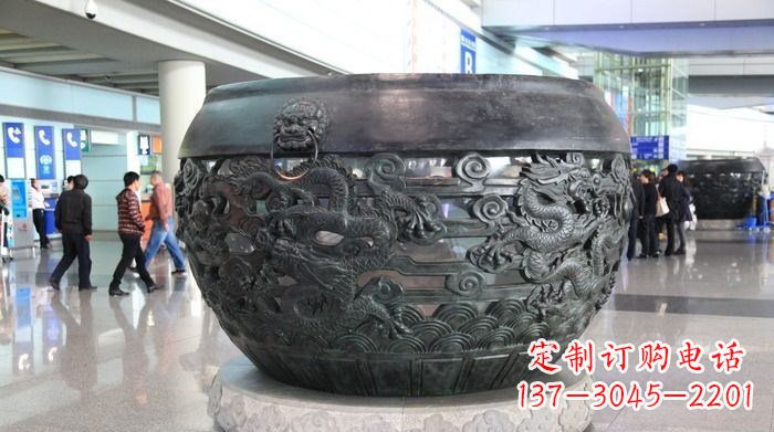 福建浮雕水缸龙广场景观雕塑