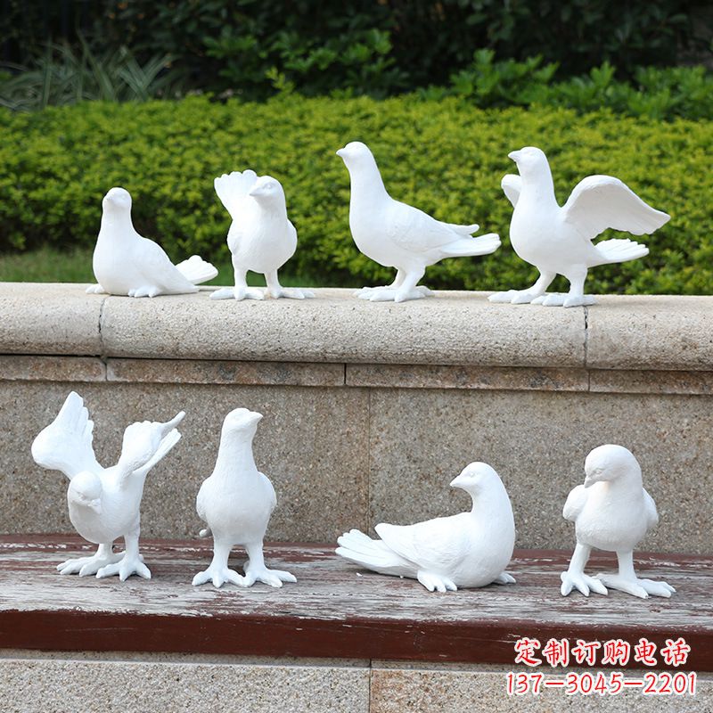 福建鸽子铜雕