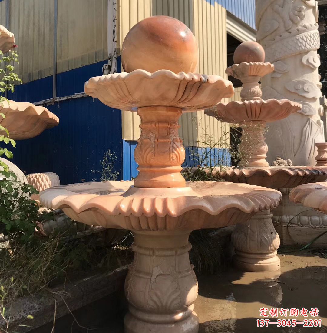 福建各类石雕风水球