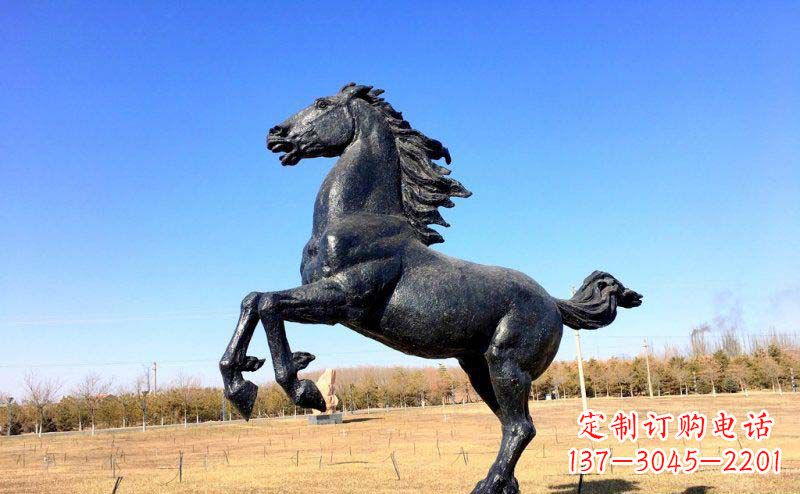 福建精美铜雕奔马动物雕塑