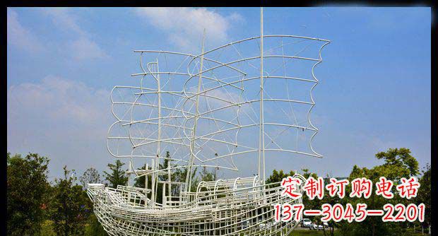 福建唯美不锈钢帆船雕塑