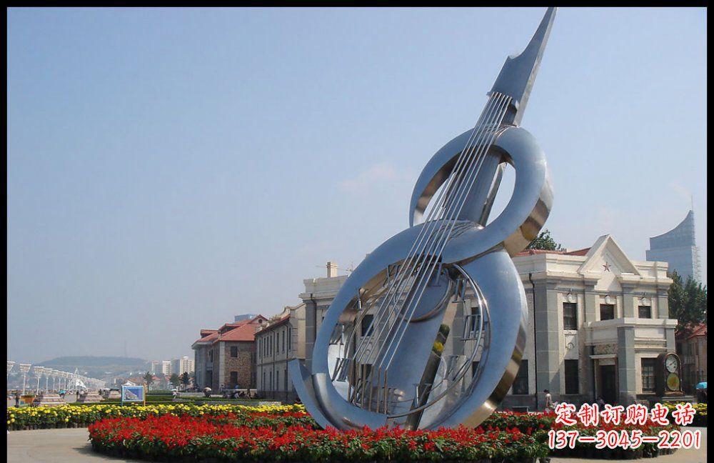 福建YFZD-001不锈钢抽象大提琴雕塑