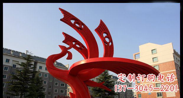 福建不锈钢凤凰雕塑