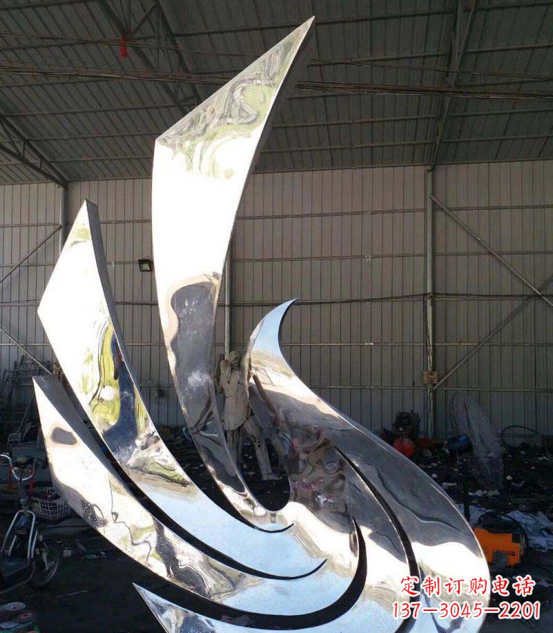 福建精巧不锈钢和平鸽雕塑