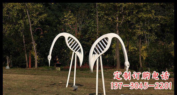 福建精美不锈钢仙鹤雕塑