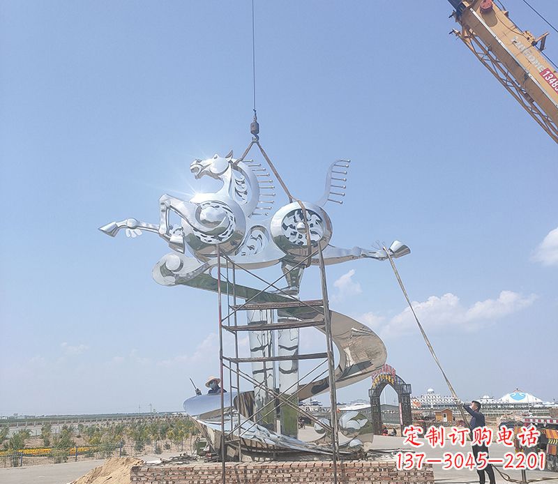 福建飞马雕塑,美景流驰