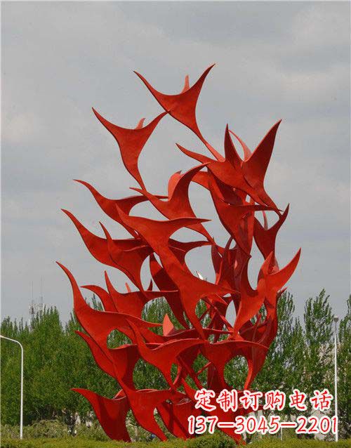 福建不锈钢天鹅雕塑,唤醒公园景观