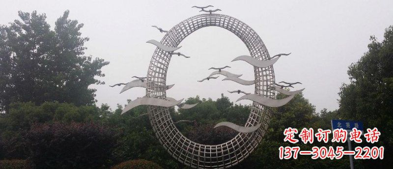 福建抒情海鸥雕塑