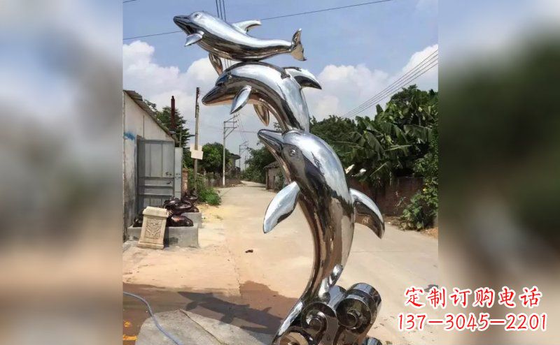 福建产品名称优雅海豚雕塑