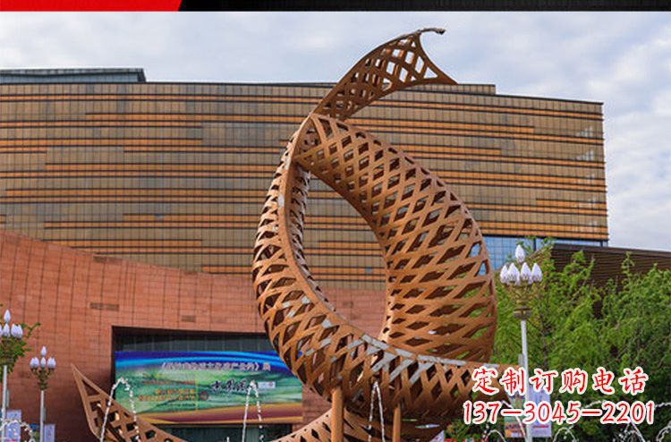 福建优秀实木雕刻海豚景观雕塑