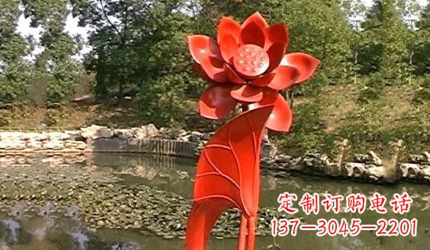 福建精美不锈钢荷花雕塑