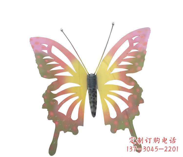 福建梦幻缤纷不锈钢蝴蝶摆件雕塑