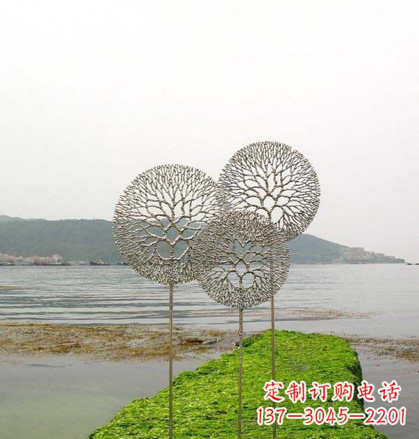 福建 迷人的不锈钢蒲公英雕塑