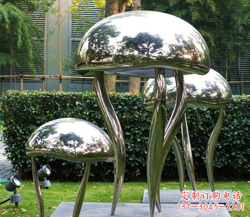 福建艺术水母不锈钢雕塑