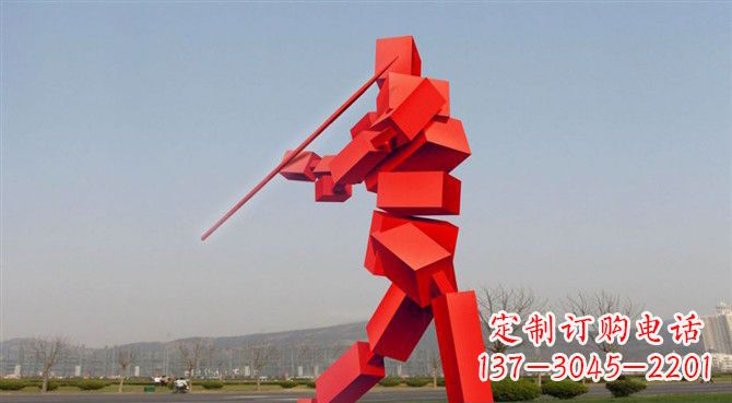福建定制不锈钢标枪雕塑