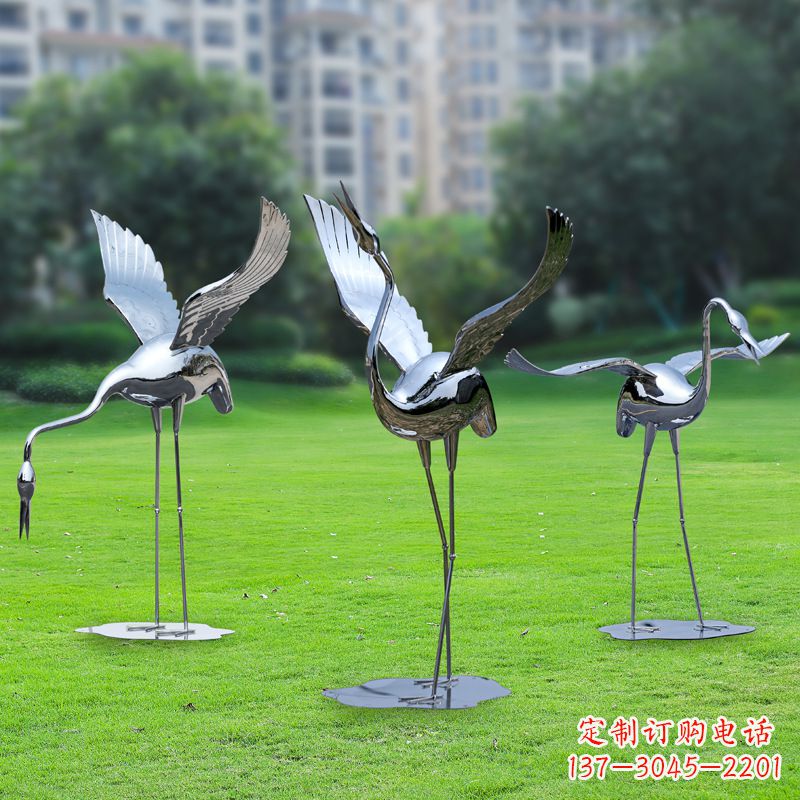 福建仙鹤摆件雕塑彰显传统文化之美