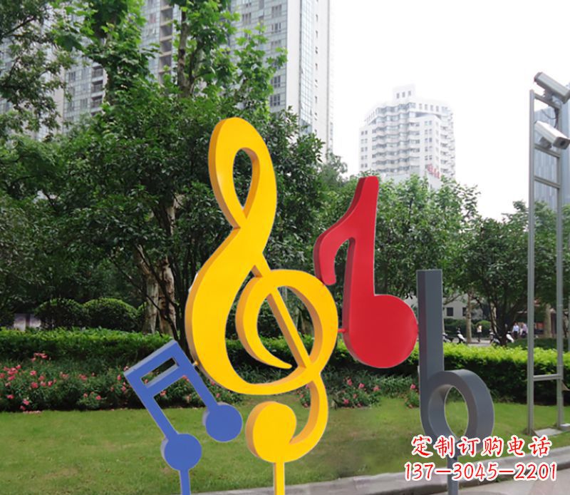 福建不锈钢音符雕塑-引领您的心情旋律