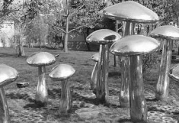 福建萌芽之美，蘑菇景观雕塑
