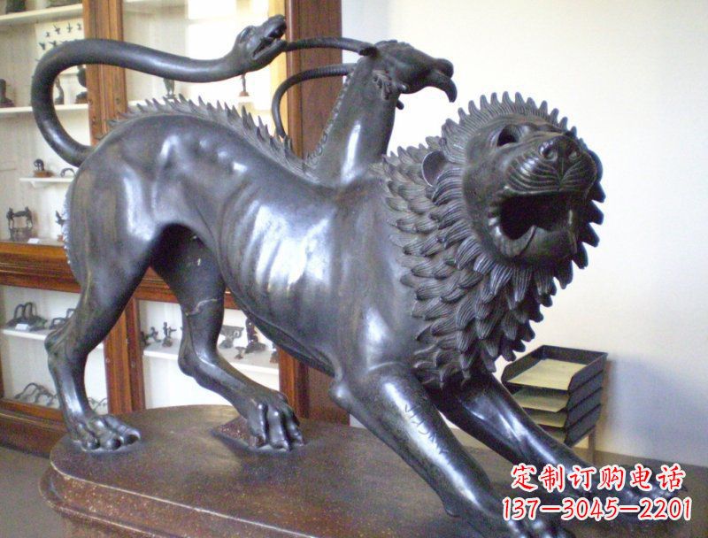 福建精美羚羊铜雕塑