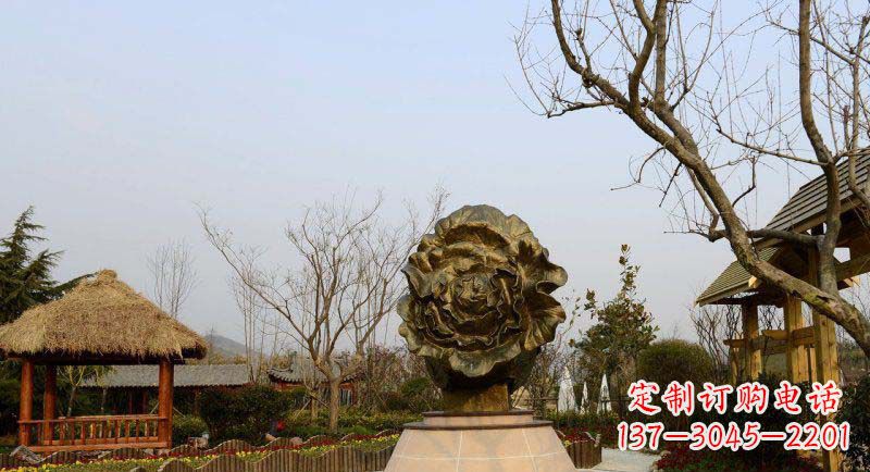 福建公园大白菜景观铜雕