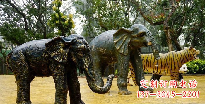 福建大象雕塑铜雕