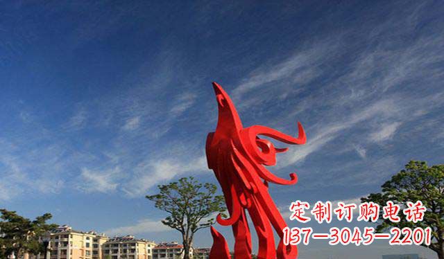 福建精美不锈钢凤凰雕塑
