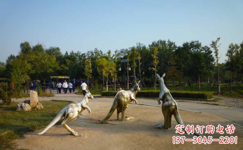 福建高质量袋鼠铜雕