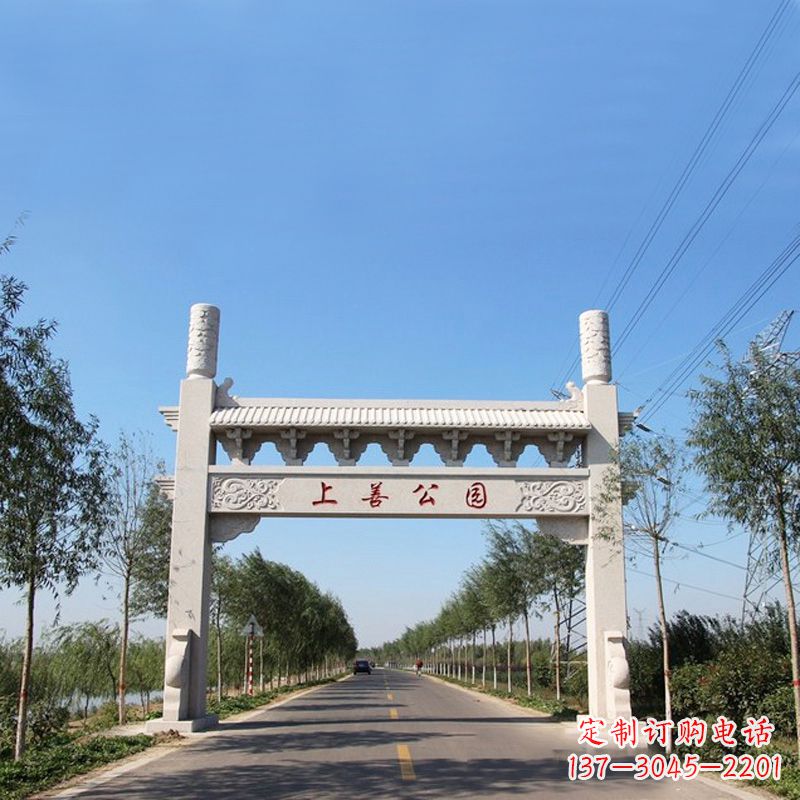 福建精美石牌坊雕塑——打造公园独特风格