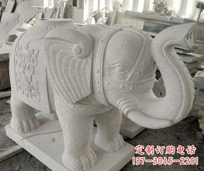 福建令人惊叹的大象石雕