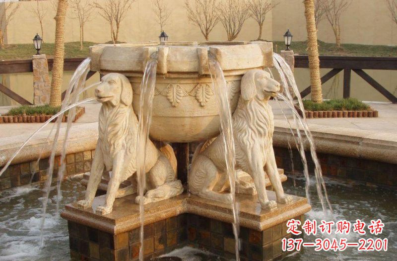 福建喷泉狗石雕