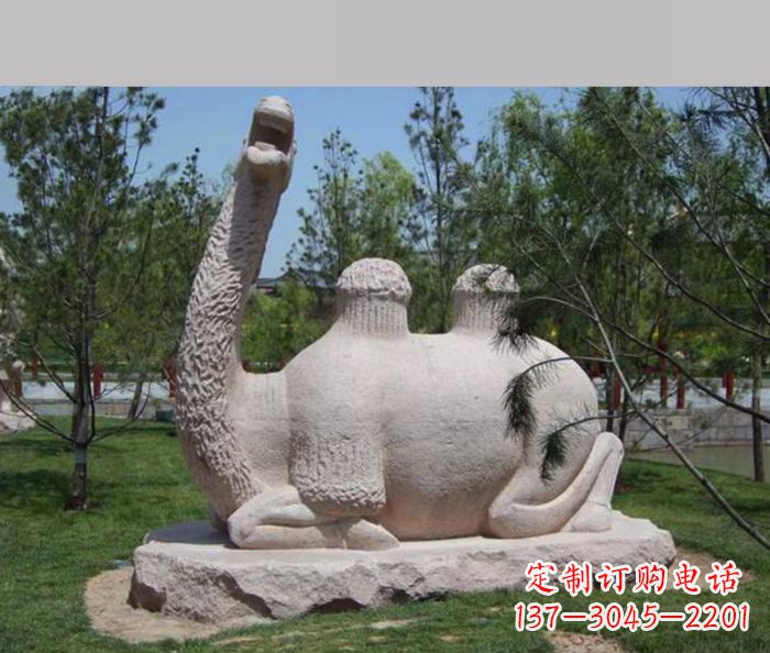 福建优雅骆驼石雕