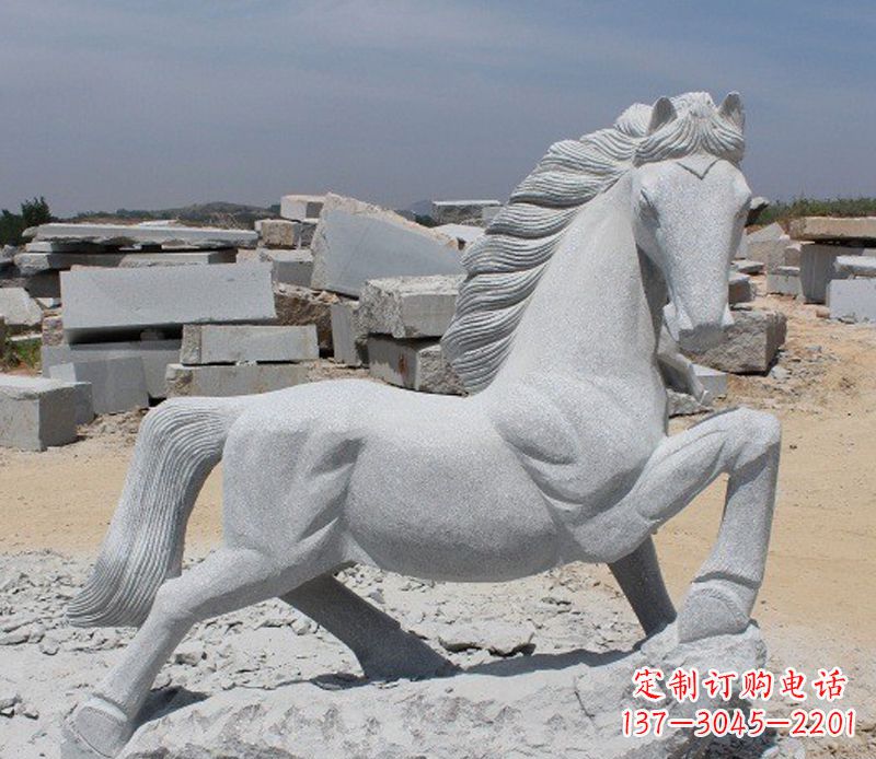 福建公园动物小马雕塑