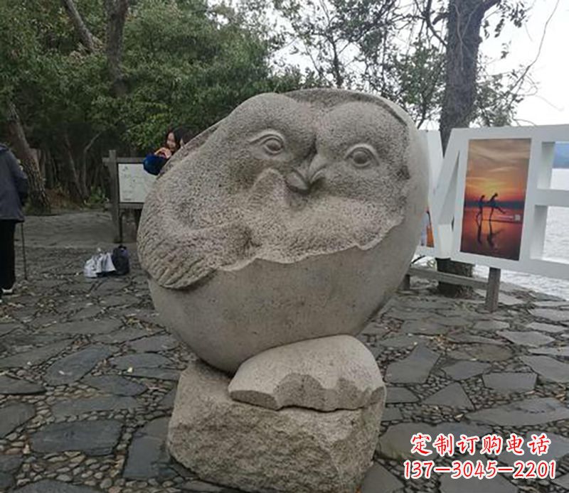 福建中领雕塑 | 鸳鸯石雕精美定制