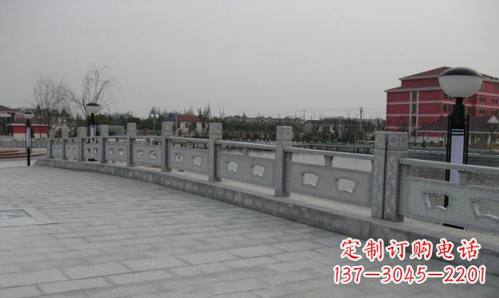 福建公园仿古石栏板 (2)