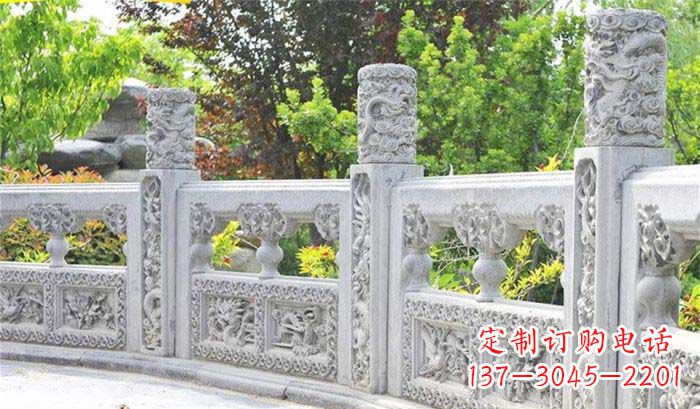 福建公园仿古石栏板雕塑