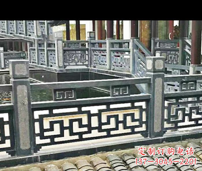 福建中领雕塑精致仿古石栏板