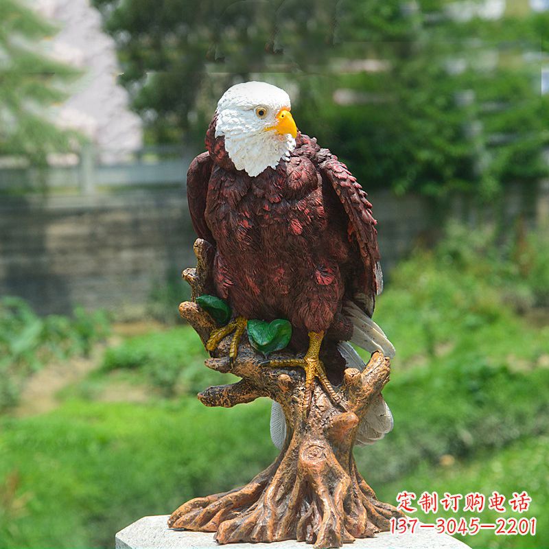 福建金羽老鹰玻璃钢雕塑