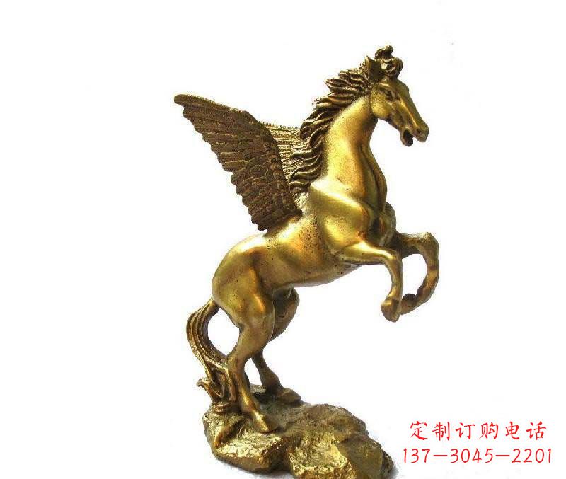 福建公园飞马动物铜雕